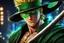 Placeholder: Zoro in 8k 2D anime realistic drawing style, Zoro costum, close picture, fantasy, neon, highly detailed, high details, detailed portrait, masterpiece,ultra detailed, ultra quality