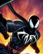 Placeholder: mavel comic book venom, symbiote, web swinging, open mouth, highly detailed, hyper-detailed, beautifully color-coded, insane details, intricate details, beautifully color graded, Cinematic, Color Grading, Editorial Photography, Depth of Field, DOF, Tilt Blur, White Balance, 32k, Super-Resolution, Megapixel, ProPhoto RGB, VR, Halfrear Lighting, Backlight, photorealistic rendering