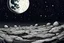 Placeholder: moon surface simple cartoony