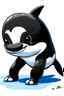 Placeholder: orca cartuun chibi with leg