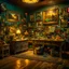 Placeholder: Diorama of old stuff in a room, sharp focus, 8k, 3d, very detailed, volumetric light, grim, fine art, very colorful, ornate, 35mm, F/2.8, insanely detailed and intricate, hypermaximalist, super detailed, decadent