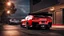 Placeholder: Camaro and a Corvette merged ,rear view, desktop wallpaper, 4K, Cinematic