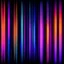 Placeholder: Red Orange Blue Purple Thick Gradient Vertical Neon Strips With Black Background.