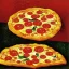 Placeholder: Portrait of pizza by van gogh