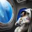 Placeholder: hyper-realistic astronaut with his pet cat inside spaceship, 8k resolution, high-quality, fine-detail, detailed matte, intricate, 3D octane render, illustration, digital art, brian froud, howard lyon, anna dittman, greg rutowski,