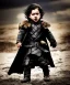 Placeholder: Jon snow toddler, full body, angry, dragon, dramatic lighting, hyper realistic