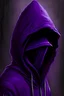 Placeholder: The purple hood.