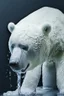 Placeholder: polar bear melting into white liquid, hyper-realistic photography, detailed expression of agony, hyper-realistic fur and anatomy details, dark colour tone, epic colour treatment, cinematic colour treatment, meticulously intricate perfectly symmetrical extremely detailed, pixiv daily ranking, pixiv, extreme depth of field, artstation, sculpture style, spectacular details, volumetric lighting, masterpiece, cinematic, Hollywood production, 8k resolution, high definition, max o