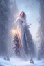 Placeholder: Wintertime Wonderland a Beautiful Hyperrealistic Digital Graphic in the Style of Charlie Bowater Julia Fox Monica Lee and Camilla D'Errico