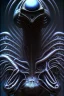 Placeholder: aliens, face, 8k, finely detailed, photo realistic, HR Giger style