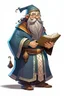 Placeholder: young Dwarven student wizard with a D on his robes