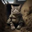 Placeholder: sharkcat in the trenches