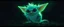 Placeholder: cute pen outline with some neon airbrush, glowing quickling gremlin in the shadows with long fluffy white fur, pin hole camera