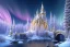 Placeholder:  white and gold crystal castle，waterfall, winter snow flakessnow, northern Lights, full of details, smooth, bright sunshine，soft light atmosphere, light effect，vaporwave colorful, concept art, smooth, extremely sharp detail, finely tuned detail, ultra high definition, 8 k, unreal engine 5, ultra sharp focus