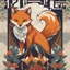 Placeholder: Póster de kitsune con el texto "Kitsune"