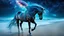 Placeholder: jellyfish-horse hybrid , stunning weird, blue sand, galaxy, stars, fantasy, sci-fi, detailed, masterpiece intricate detail, deep colors, hight textures, glitch, metallic shine, sharp focus, 64 megapixels, surreal mood