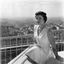 Placeholder: [photo by Juan Guzmán] Marina Ginestà at the top of Hotel Colón in Barcelona, 21 July, 1936