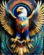 Placeholder: Beautiful eagle colorful art Deco, full body, amazing artwork, hyper detailed, ultra maximalist quality, 12k