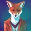 Placeholder: a fox fursona, trending on artstation, by kawacy, furry art, digital art, cyberpunk, high quality, backlighting