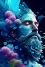 Placeholder: a man with a beard and flowers in his hair, volumetric underwater lighting, promotion artwork, aquarius, by Sam Spratt, inspired by Alberto Seveso, the ayahuasca spirit, featured on artsation, inspired by Théodule Ribot, blue - petals, connectedness, vector images, flourishing nature, an ultrafine detailed painting, inspired by Alberto Seveso, psychedelic art, behance contest winner, exquisite digital illustration, no trespassing canva border