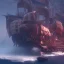 Placeholder: Pirate ship, cinematic,cinematic lighting, 8k, resolution concept art, dynamic lighting, hyperdetailed intricately detailed, octane render,unreal engine, centered.