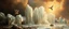 Placeholder: master oil painting by Rembrandt,ice fountain of air water angels singing, display of god rays over blessed earth