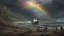 Placeholder: Doctors Without Borders provides immediate medical aid during humanitarian emergencies.Rainbow symbol of peace up on the sky,Photo-realistic scene ,desolate, standing on a jagged cliff, overlooking turbulent, inky black ,A storm brews in the distance, with dark, ominous clouds gathering, powerful beam pierces the darkness, and within its light, ethereal shadows of shipwrecked souls can be seen, their translucent forms forever searching for a way home.