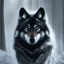 Placeholder: black wolf, black, masterpiece, expert, 8K, hyperrealism, sharp focus, cinematic lighting