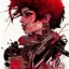 Placeholder: beautiful punk girl, hyper detailed, hyperdetailed, intricately detailed, illustration by <kilian eng> <Yoji Shinkawa>, darkred tones,