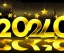 Placeholder: Happy New Year 2023 - golden numbers in holiday night