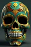 Placeholder: modern mexican skull zoom out