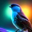 Placeholder: A bird fursona, Furry art, Digital art, cyberpunk, High quality, Backlighting, female, anthropomorphic, full body portrait, 8k resolution, bird tail, Realistic, high quality, great details, within portrait, masterpiece, best quality, detailed outfit, vibrant colors, perfect eyes, feathery, human body, robotic arm, sfw, highly detailed face, perfectly drawn, Taloned feet