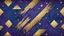 Placeholder: Hyper Realistic Navy-Blue & Purple Grungy-Retro-Artistic-Pattern with golden-embers Background