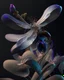 Placeholder: houdini render, highly sharpen detailed beautiful photography of flower, hybrid beautiful photography dragonfly hide in flower, electric, holographic sketch orchid,sharp focus, low contrast, dynamic lighting, elegant, harmony, beauty, masterpiece, by durero, by moebius, by josan gonzalez, lips, ultra lots of high detail, octane render, 8k