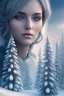 Placeholder: Wintertime Wonderland a Beautiful Hyperrealistic Digital Graphic in the Style of Charlie Bowater Julia Fox Monica Lee and Camilla D'Errico