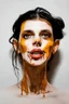 Placeholder: face melting 'in the style of Man Ray'