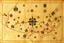 Placeholder: a scan of an ancient Cree Anishinaabe map, hand drawn been stained and weathered, Cree Syllabic symbols