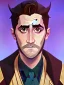 Placeholder: Portrait of a 30 year old strange gay wizard like Jake Gyllenhaal