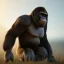 Placeholder: Gorilla unreal 5, octane render,cinema4d, dynamic lighting, dramatic lighting, 4k, redshift render, highly detailed, hyper realistic, in space