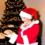 Placeholder: gorgeous Ms. Claus hotty, amorously bringing me cookies