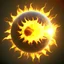 Placeholder: realistic sun