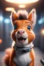 Placeholder: portrait of ultimate transcendent happy chat squirrel dog cat space hippo horse with spotlights, in advanced hi tech dock prison, bokeh like f/0.8, tilt-shift lens 8k, high detail, smooth render, down-light, unreal engine, prize winning