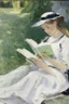 Placeholder: Berthe Morisot, Reading, 1873, Cleveland Museum of Art