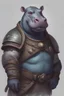 Placeholder: Portrait of a Hippo Rogue for dnd blue gray skin, buzz light year armor