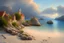 Placeholder: Peder Monk Monsted style, Croatia, Trstenik beach
