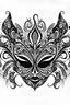 Placeholder: Black And White Mardi Gras Carnival Mask line art , perfect for your creativity. , white background , just outlines, line art, simple details, simple line art, one line, clean and minimalistic lines, detailed level, 8k resolution white background.", perfect for your creativity. , ((white background)), only outlines used, , lines, , clean lines, background. White, Sketch style detailed level, 8k resolution white backgroun