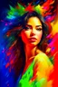 Placeholder: Beautiful art painting colors