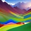 Placeholder: Vinicunca rainbow mountains peru, 8k ultra realistic, beautiful, in a pastel style