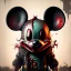 Placeholder: zombie mickey mouse, photorealism, horror, evil, hungry, rotted, high resolution