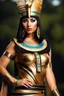 Placeholder: cleopatra, pharaoh makeup, full body shot, written by Orcinus Orca, Ultra detail face